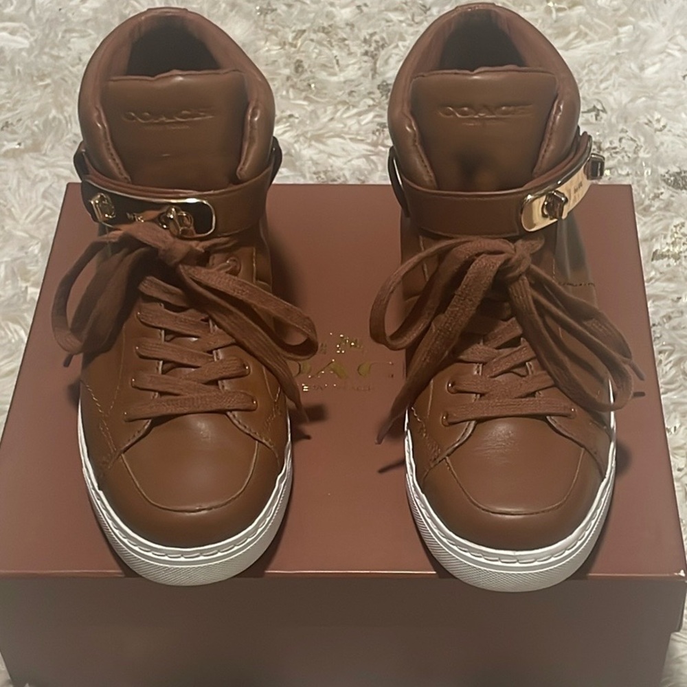 Brown Women Coach Shoes